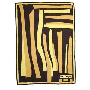 Bottega Veneta Collage Striped Logo Beach Towel